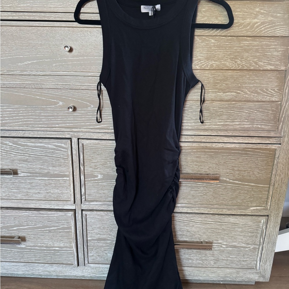 Michael Stars Black Bodycon Midi Dress